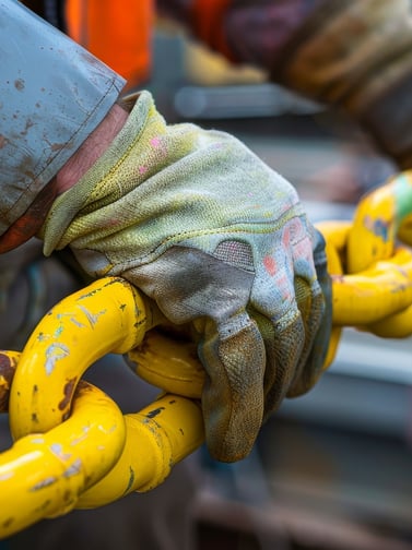 man handling big yellow chain_792343772 (1) copy